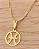 Gargantilha Signo Peixes 12 mm - Sunshine Cristais Tamanho: 1.Corrente 45 cm - Imagem 2