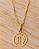 Gargantilha Signo Virgem 12 mm - Sunshine Cristais Tamanho: 1.Corrente 45 cm - Imagem 2