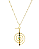 Colar cho-ku-rei com strass 25x43 cm - Imagem 1