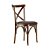 Cadeira Design X Estofada - Bronze - Alto Padrão Móveis. - Imagem 1
