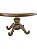 Mesa de Jantar Medalhão Entalhada 120cm - Imbuia Envelhecido - Alto Padrão Móveis. - Imagem 2