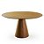 Mesa Redonda Cone - 1,20 x 1,20 - Cinamomo/Imbuia - Alto Padrão Móveis. - Imagem 1
