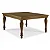 Mesa Berlim Quadrada (1,50 x 1,50) - Imbuia  - Alto Padrão Móveis. - Imagem 1