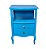 Mesa de Apoio London 2 Gavetas - Azul - Alto Padrão Móveis. - Imagem 1