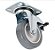 RODIZIO PLACA FREIO 4" CINZA (65KG) - COLSON - Imagem 1