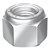 PORCA TRAVANTE 1/4'' ZINCADA - CISER (30 pçs) - Imagem 1
