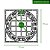 Jardim Vertical Quadrado Mandala Preto Ferro e Madeira 70x70 - Imagem 3