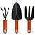 Kit Conjunto de Ferramentas para Jardinagem com 3 Peças - Imagem 3