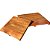 Deck de Madeira Modular 50cm Envernizado p/ Jardim e Piscina - Imagem 2