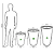 Kit 3 Vasos De Plantas Redondo Polietileno Para Decoração - Imagem 3