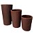 Kit 3 Vasos De Plantas Redondo Polietileno Para Decoração - Imagem 4