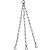 Kit 12 Correntes Tripla 54cm Aço P/ Vasos Suspensos Plantas - Imagem 5