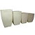 Kit 4 Vasos De Plantas Quadrado Para Decoração Sala E Jardim - Imagem 1