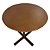 Mesa Redonda De Madeira MDF Com Tripé De Ferro Decorativa - Imagem 7