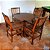 4 Cadeiras Ana Hickmann com Mesa Redonda de Madeira MDF - Imagem 4