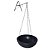 Kit Vaso Suspenso + Suporte Com Corrente Para Plantas Jardim - Imagem 5