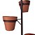 Suporte De Ferro P/ Vasos De Chão 5 Argolas Jardim Vertical - Imagem 9
