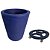 Vaso De Polietileno 38x33 + Suporte Com Rodas Para Decoração - Imagem 2