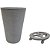 Vaso De Polietileno 55x37 + Suporte Com Rodas Para Plantas - Imagem 4