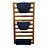 Kit Jardim Vertical com Painel de Madeira Jardineira e Vasos - Imagem 6