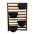 Kit Jardim Vertical com Painel de Madeira e Vasos de Parede - Imagem 8