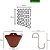 Kit Jardim Vertical com Painel Articulado e Vasos de Parede - Imagem 2