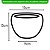 Vaso Cachepot de Mesa 15cm Porcelana com Tripé de Madeira - Imagem 7