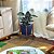 Suporte com Vaso de Polietileno Decorativo para Plantas 30cm - Imagem 5