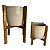 Conjunto de Vaso de Planta com Suporte de Madeira Decorativo - Imagem 6
