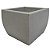 Vaso Cachepot Quadrado De Polietileno Para Mesa 17x14cm - Imagem 11