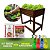 Kit Jardinagem Completa Mesa Vaso Terra Argila Horta Jardim - Imagem 1