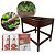 Kit Mesa Para Jardinagem Completa Terra Argila Horta Jardim - Imagem 4