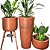Kit 3 Vasos de Planta Decoração Externa Área Gourmet e Lazer - Imagem 7