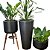 Kit 3 Vasos de Planta Decoração Externa Área Gourmet e Lazer - Imagem 11