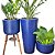 Kit 3 Vasos de Planta Decoração Externa Área Gourmet e Lazer - Imagem 9