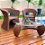 2 Cadeiras Copacabana e Mesa de Centro para Jardim e Varanda - Imagem 4