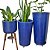 Kit de Vasos Brilhantes Grandes para Planta de Sala e Jardim - Imagem 9