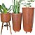 Kit de Vasos Brilhantes Grandes para Planta de Sala e Jardim - Imagem 6