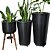 Kit de Vasos Brilhantes Grandes para Planta de Sala e Jardim - Imagem 10