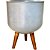 Vaso 24cm com Tripé de Madeira Para Planta - Linha DOHA - Imagem 17
