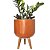 Vaso 24cm com Tripé de Madeira Para Planta - Linha DOHA - Imagem 6