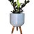 Vaso 24cm com Tripé de Madeira Para Planta - Linha DOHA - Imagem 7