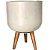 Vaso 24cm com Tripé de Madeira Para Planta - Linha DOHA - Imagem 18