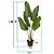 Planta Artificial Bananeira de Jardim Árvore Realista 1,15m - Imagem 4