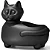 Vaso para Plantas Gato Mascote Decoração Interna Externa - Imagem 6