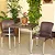 Kit Mesa com 2 Cadeiras Para Decoração Jardim Varanda Lazer - Imagem 12