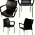 Kit Mesa com 4 Cadeiras Para Decoração Jardim Varanda Lazer - Imagem 8