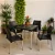Kit Mesa com 4 Cadeiras Para Decoração Jardim Varanda Lazer - Imagem 2