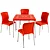 Kit Mesa com 4 Cadeiras Para Decoração Jardim Varanda Lazer - Imagem 6