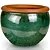 Vaso Cachepot de Mesa 18cm Cerâmica Esmaltada Para Decoração - Imagem 6